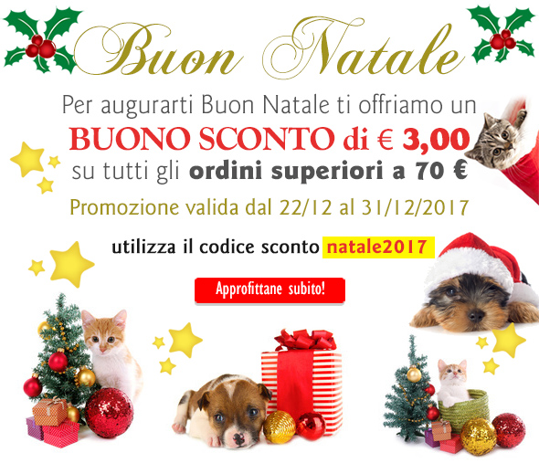 Sconti di natale per gatti